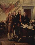 John Trumbull The Declaration of Independence, July 4, 1776 oil on canvas